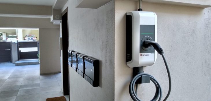 Residential charging station installed