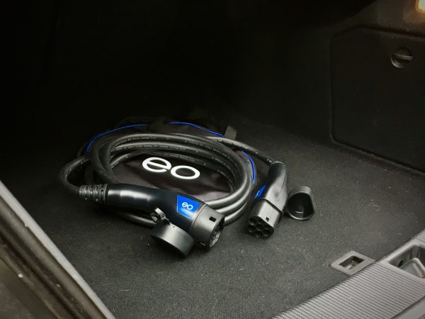 EO Charging cable in boot